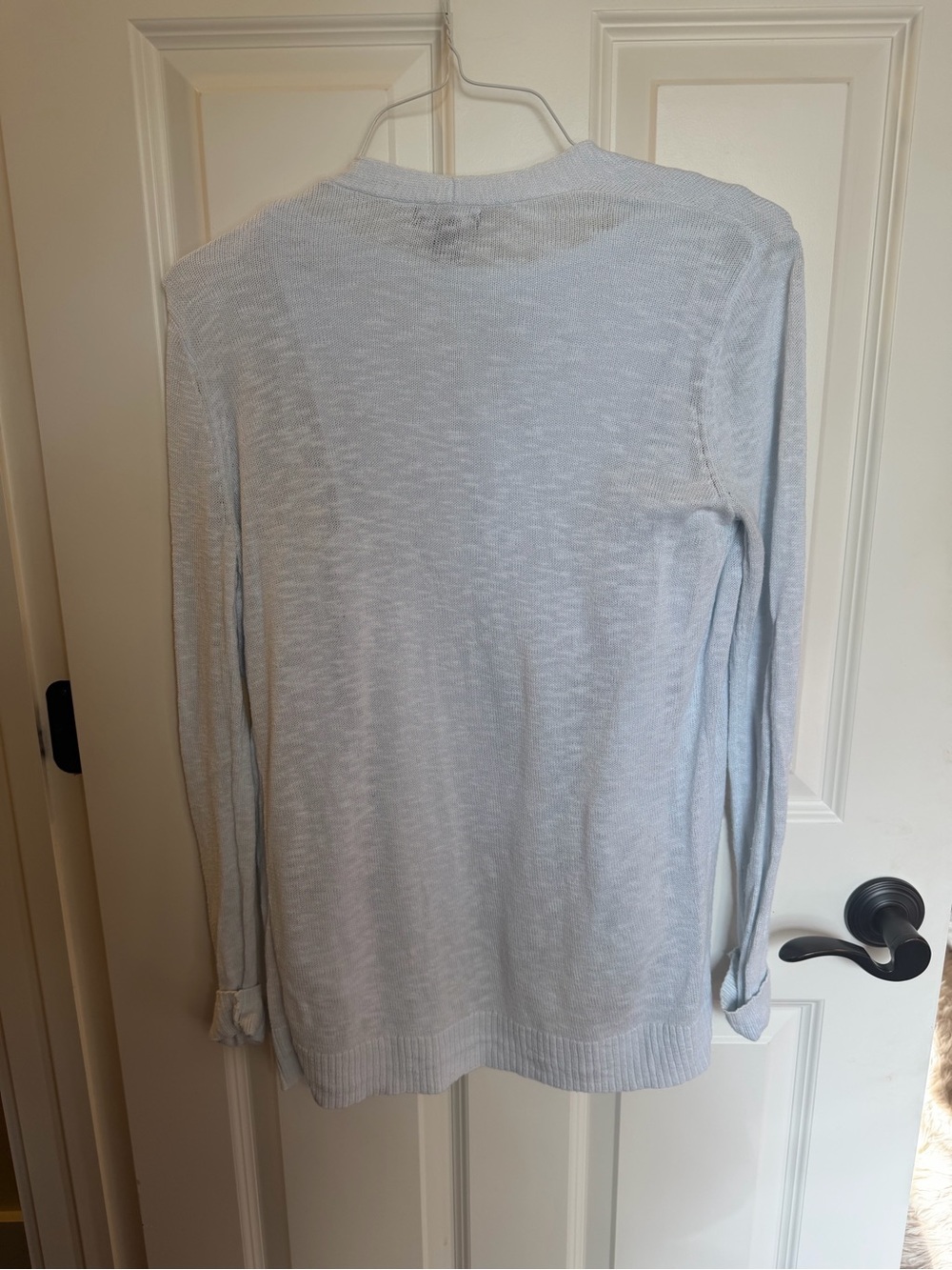 GAP Pale Gray Tank Top with Matching Knit Cardigan - Picture 4 of 4
